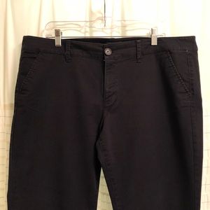 American Eagle kick boot pants, black